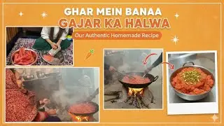 #Ghar main Bna Gajar Ka Halwa😋