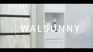 🚿✨ Meet the Walsunny Bathroom Cabinet: Storage Made Stylish! ✨🚿