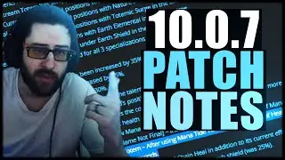 Cdew Talks 10.0.7 Patch Notes | Dragonflight