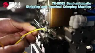 【TR-BD02】Automatic Wire Stripping & Crimping Machine: 0.1s Operation, 30% Energy Saving!