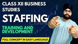 staffing class 12 business studies training and development | Meaning, difference and methods |