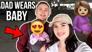 DAD WEARS BABY TO THE MALL!! | The Pe&ntilde;a Family