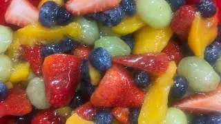 Secret Ingredient Fruit Salad Recipe - A Fruit Salad that Requires NO Skill and Looks AMAZING!