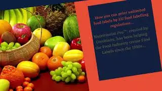 Print European Food Label| Food Label by EU 1169 Nutrition Guidelines