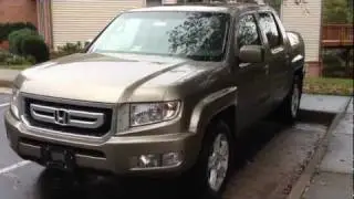 2011 Honda Ridgeline RTL Review, Walk Around, Interior, Start Up & Rev, Quick Drive