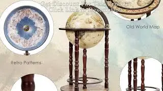Vintage Globe Liquor Cabinet 🌍🥂 Classic Style Meets Function!