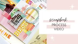 Scrapbook Process Video | Heidi Swapp Storyline Chapters | Memory Keeping | Pinkfresh Studio