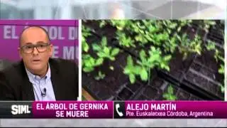 Entrevista TV  (Reto&ntilde;o Arbol de Gernika en C&oacute;rdoba-Argentina)
