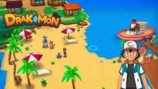 Drakomon//Pokemon like game//gameplay 