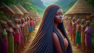 The Only Woman With Hair In A Bald Village......