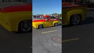 1954 Ford F-100. Chevy truck. California car show. Tuning Old cars #carshow #shorts #automobile #car