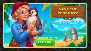 Township Save the Penguins 🐧 | Puzzle Walkthrough Part 4: Valley, Map & Rewards