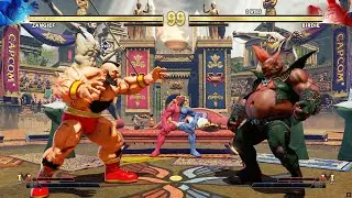 Zangief vs Birdie (Hardest AI) - Street Fighter V.