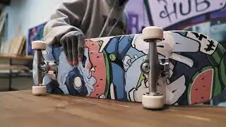 KUMIHO Skate board build B-roll 120fps