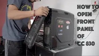 How to open Circle cc 830 case Front panel