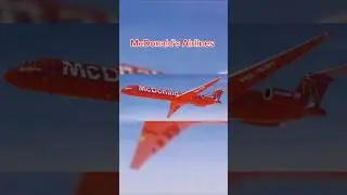 Mcdonalds Airlines 💯💯 #plane #airplane #aviation #aeroplane #aircraft #mcdonalds