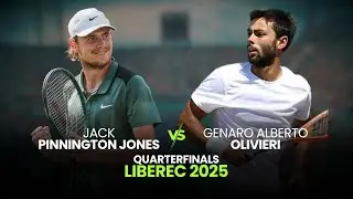 Jack Pinnington Jones vs Genaro Alberto Olivieri | Liberec 2025 QF | ATP Highlights