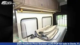 Incredible 2024 Roadtrek Pivot Slumber Class B RV For Sale in Davie, FL | RVUSA.com