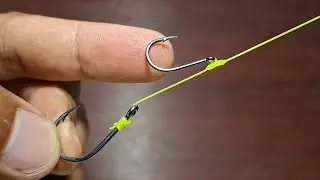 Easy tips in fishing, to catch predatory fish #fishingknot #fishinghook #fishinghack