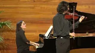 Violin Sonata nº21, E minor, K.304. W.A.Mozart. Enrique Palomares (violin) and María Lorenzo (piano)