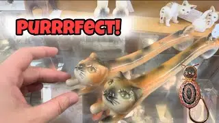 CAT-TASTIC FINDS - PAPERWEIGHTS - VASES - MICRO MOSAIC!!