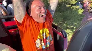 Montezoomas revenge  !  (4K) front seat POV! Knotts Berry Farm