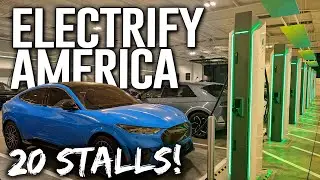 Флагман Electrify America | Возможно, это лучшая зарядная станция для электромобилей!