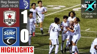 💥 Free Kick Decider | Sacramento Republic 13B 1-0 Bay Area Surf 13B | MLSN HD U13 | 2025-10-25 | HL