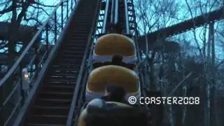 HD : La Trace du Hourra de nuit (OnRide) - Parc Astérix