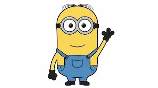 ll Easy Minion BobDrawing ll How To Draw A Minion Bob ll Minion Bob Drawing Step By Step ll 