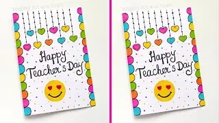 Teachers day card | Easy and Beautiful Teachers day card | Easy Teachers day card ideas 2025