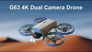 G63 Foldable Drone with 4K Dual Camera | New Mini Drone 2026