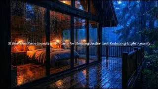 Fall Asleep Tonight with Deep Sleep Music, Rain Sounds and Gentle Piano 😴 #Mta