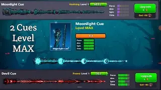 Moonlight Cue + Devil Cue Level MAX - Miniclip 8 Ball Pool