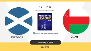 Scotland vs Oman 13th Match, CWC League-II 2023-27 Live Score&Commentary OMN vs SCO