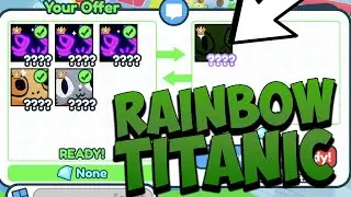 🌈  RAINBOW TITANIC BLUE BALLOON CAT | DOGGY TO INFINITY | ROBLOX ( PET SIMULATOR X)