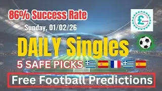 💰 Sure Football Predictions Today | 5 Winning Tips (01 February 2026)