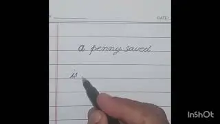 writing practice with pointer