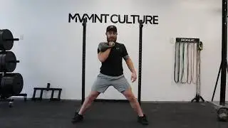 Offset Rack Lateral Squat