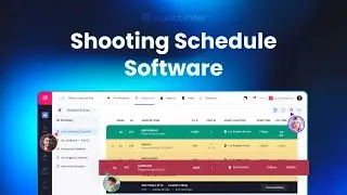 Shooting Schedules in StudioBinder &mdash; Modern Film Scheduling for Any Project