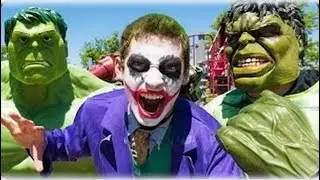 Joker vs Hulk vs Toy Hulk - Crazy Joker and Incredible Hulk In Real Life Superhero Movie!