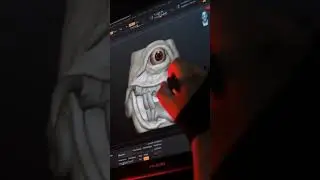 Monster Pen Holder 3D Print Zbrush