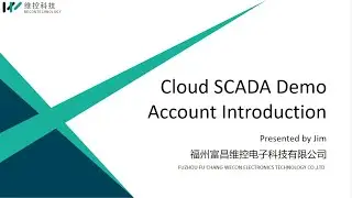 WECON Cloud SCADA: 9 Demo Account Introduction