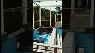 Swimming pool Profile railing system #toughenedglass #laminatedglass #modularrailing