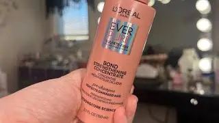 L'Oreal Paris ever pure bond strengthening concentrate pre-shampoo review!
