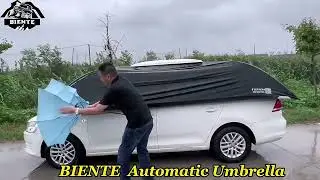 2023 BIENTE NEW Anti-UV Remote Control Automatic Car Umbrella Car Cover