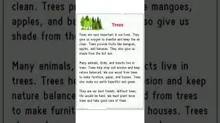 Trees our best friends #english #learnenglish #englishmerl #englishgrammar #reading #шорты #short