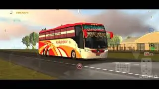Hey Rajeshwar travels bus livery for bus simulator Indonesia