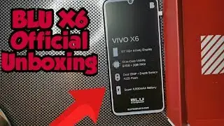 BLU VIVO X6 6.1&rdquo; HD+ Display, 64GB+3GB RAM - Gradient Blue Official unboxing