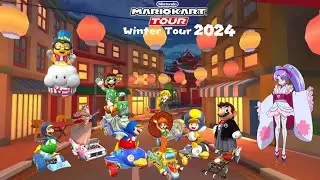 Mario Kart Tour Pink Gold Peach Cup (Winter Tour 2024)